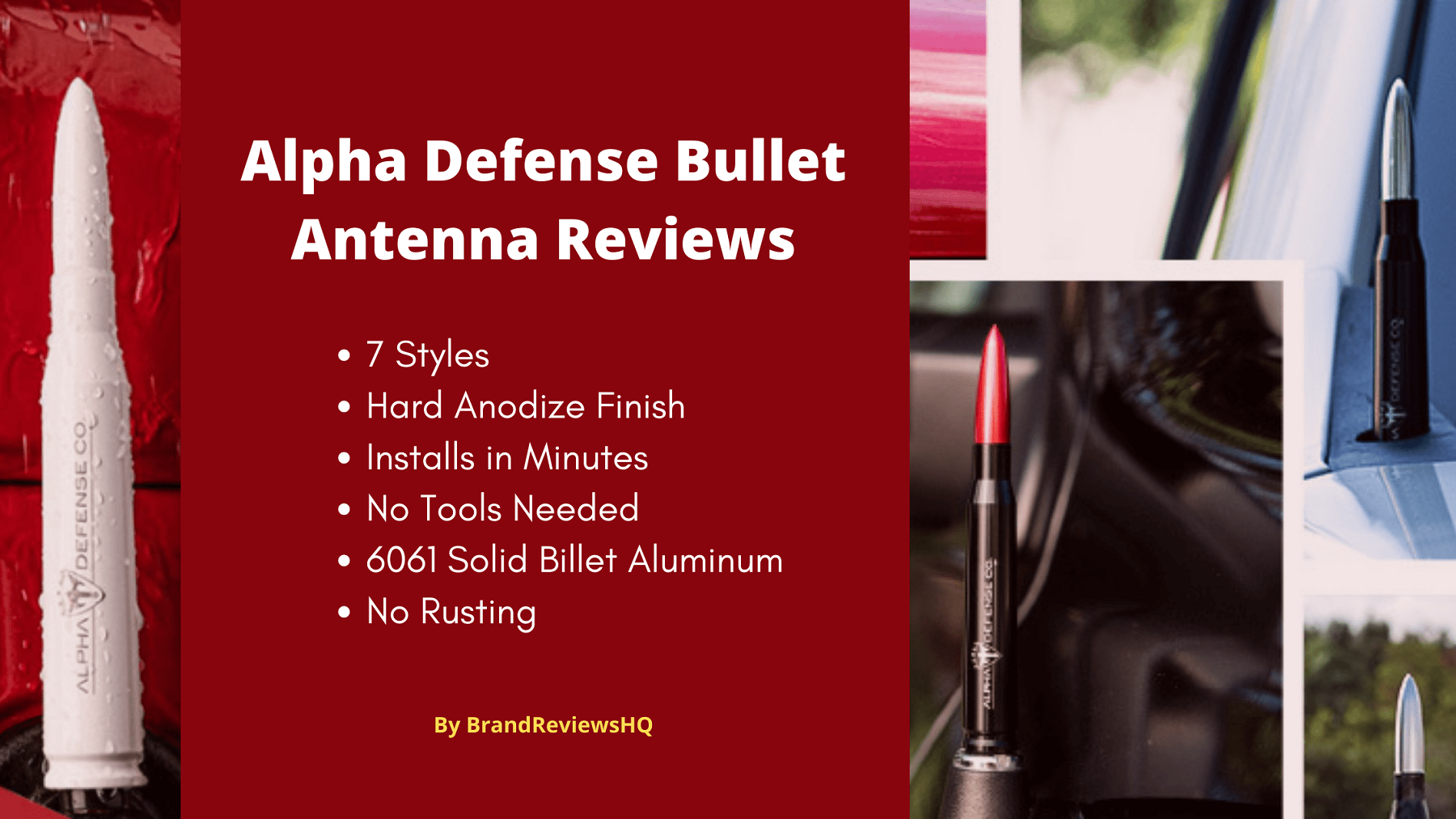 Alpha Defense Bullet Antenna Reviews