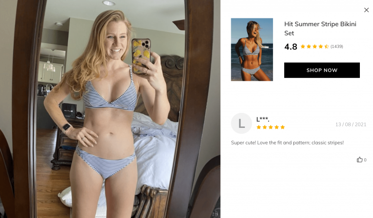 Real customer review cupshe